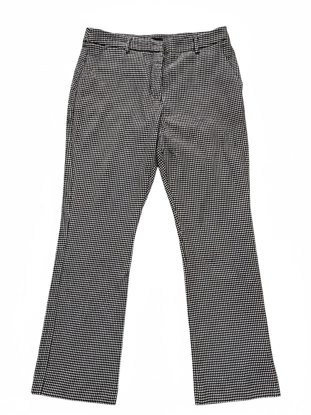 Max Mara Weekend Fitw19 Stretch Capri Flare Polka Dot Pants Size 4